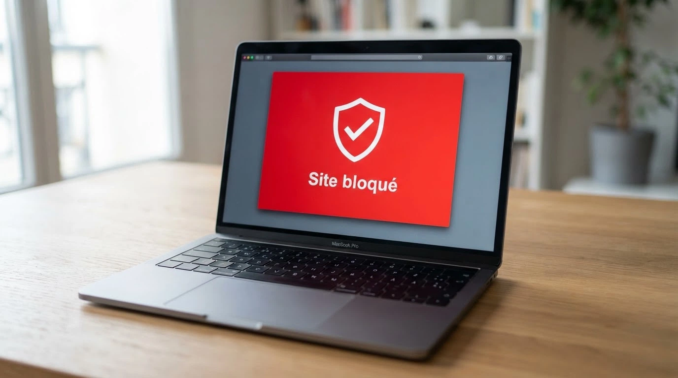 Une capture d'écran du site de l'ANJ montrant la page de lutte contre l'offre illégale, avec le logo de l'autorité visible