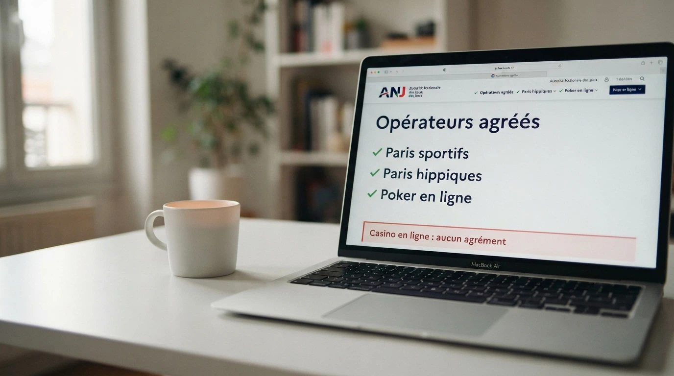 Liste des opérateurs agréés sur le registre en ligne de l'ANJ