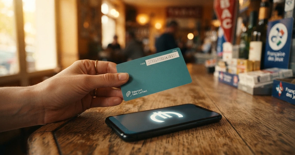 Un ticket prépayé Cashlib tenu dans une main à côté d'un écran de téléphone affichant la page de dépôt d'un casino en ligne