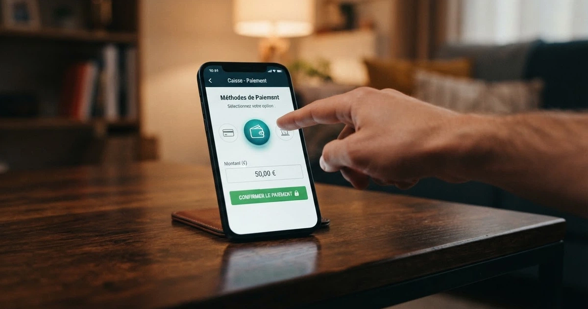 Interface de dépôt d'un casino en ligne affichant l'option Tether USDT parmi les moyens de paiement crypto