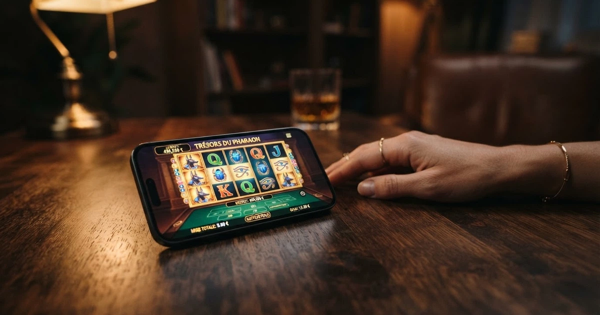 Interface de casino en ligne affichant les options de paiement dont le virement bancaire