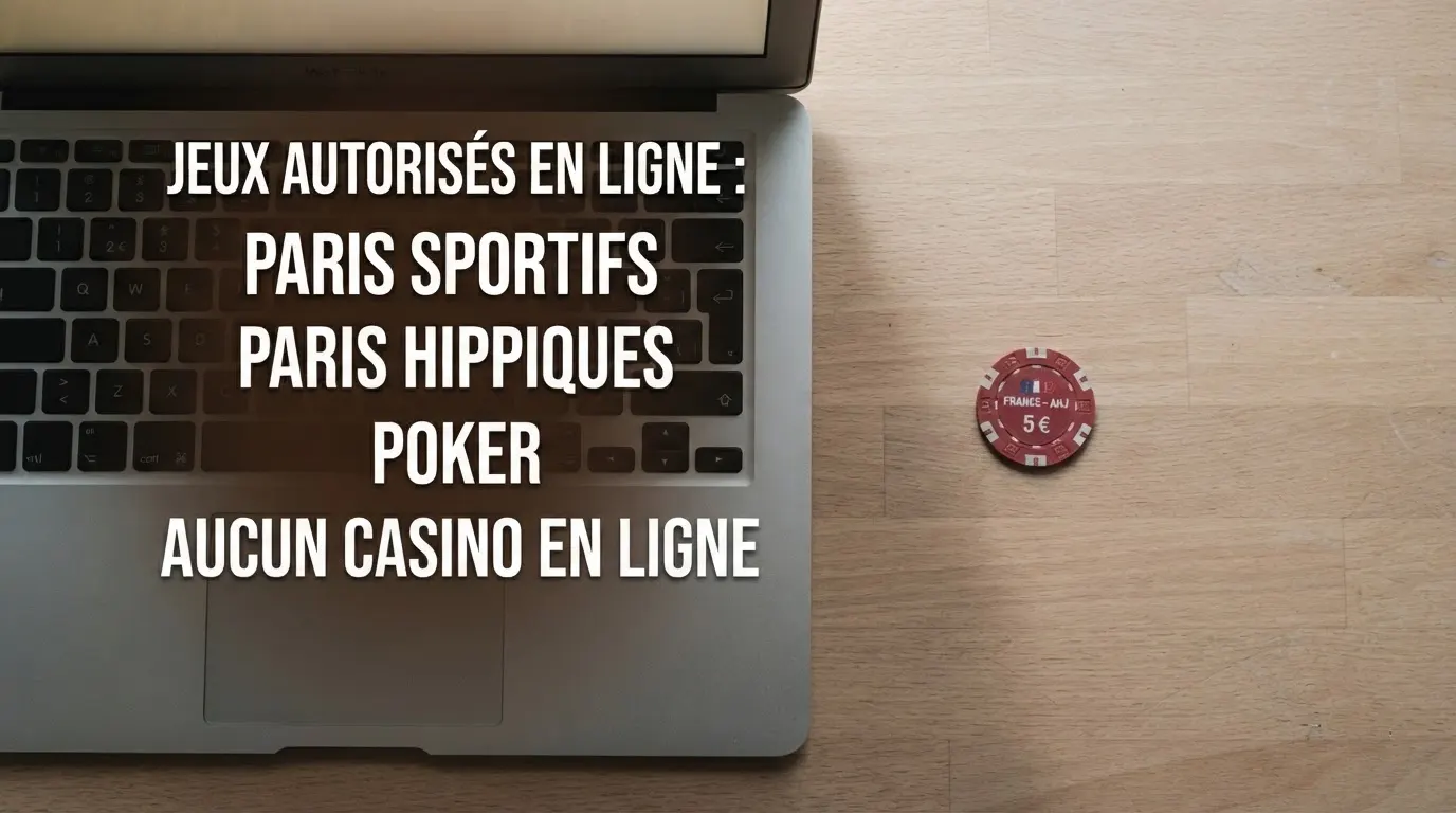 Un écran partagé entre le logo de l'ANJ et une interface de casino en ligne, symbolisant la fracture entre le marché régulé français et l'offre internationale