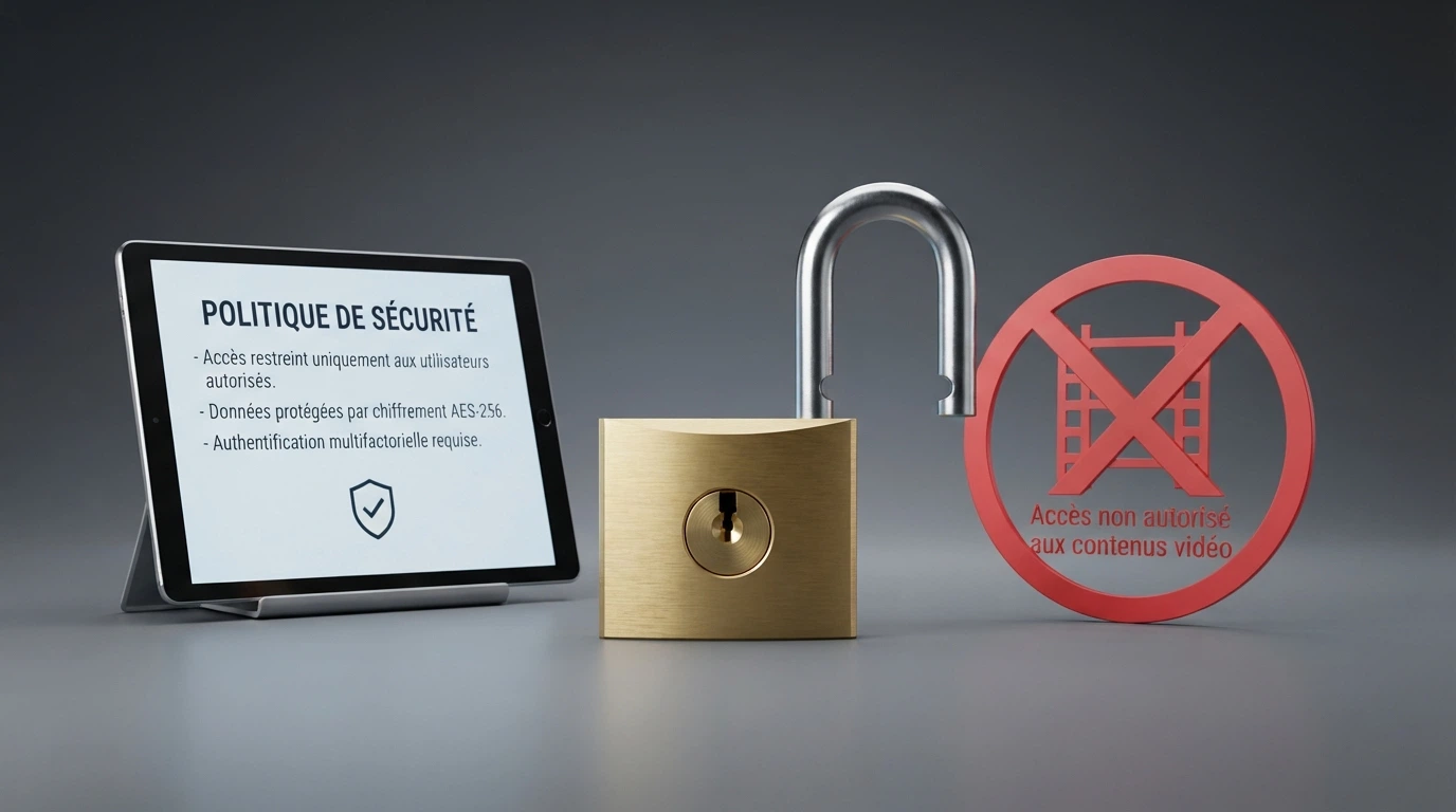Un écran affichant le logo de l'ANJ à côté d'un cadenas ouvert, avec des icônes de machines à sous barrées d'une croix rouge